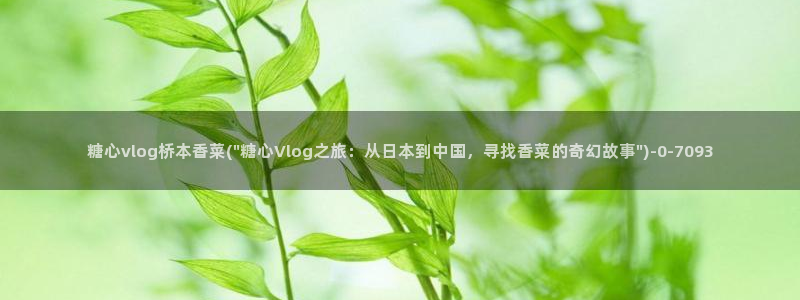 糖心vlog官网ios版本